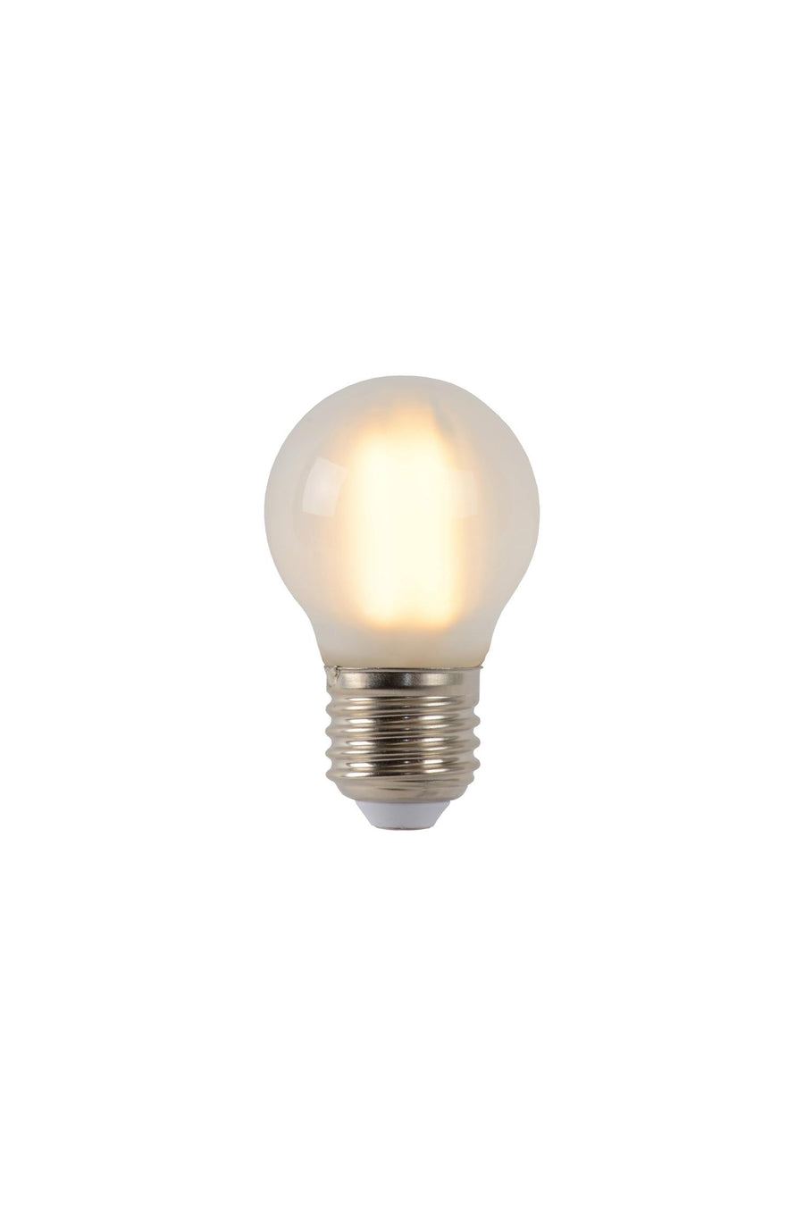 Lucide G45 dimbare LED-filamentlamp E27 Ø 4,5 cm, 4 W, 2700 K, matglas