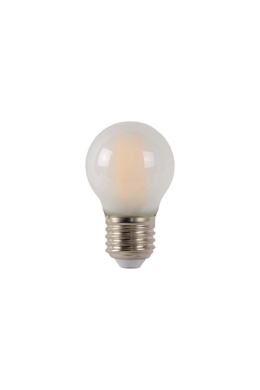 Lucide G45 dimbare LED-filamentlamp E27 Ø 4,5 cm, 4 W, 2700 K, matglas