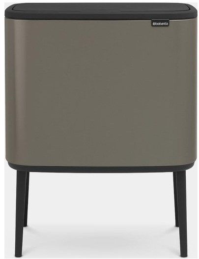 Bo Touch Bin 11+23 ltr, Platinum