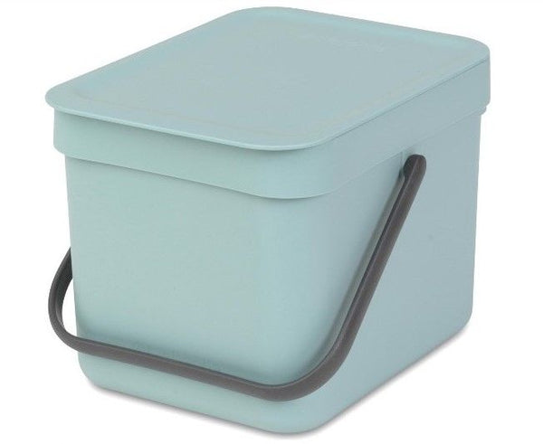 Afvalemmer Sort & Go 6 ltr, Mint