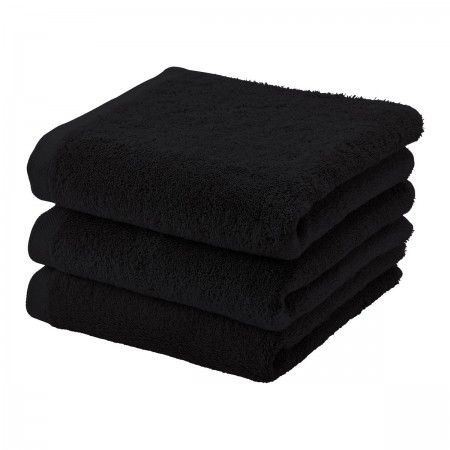 London - Handdoek - 55x100 cm - Black