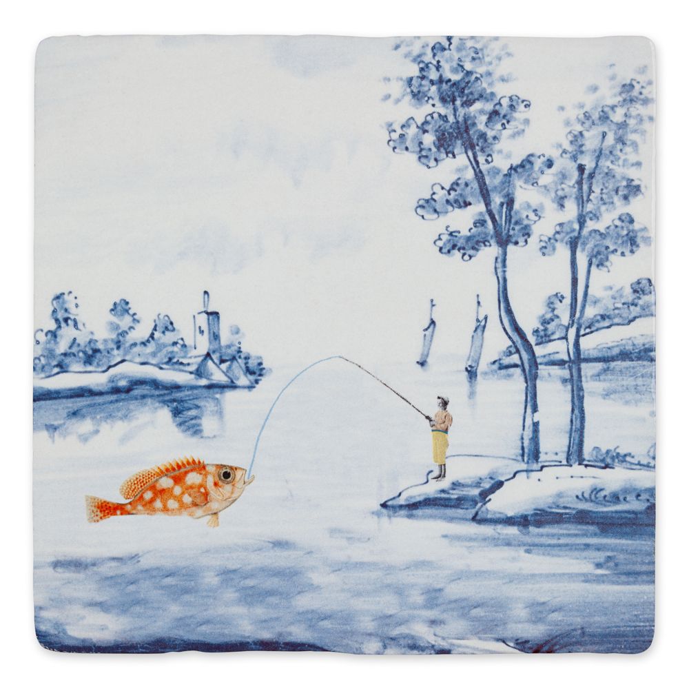 Catching the big fish/Een grote vis vangen