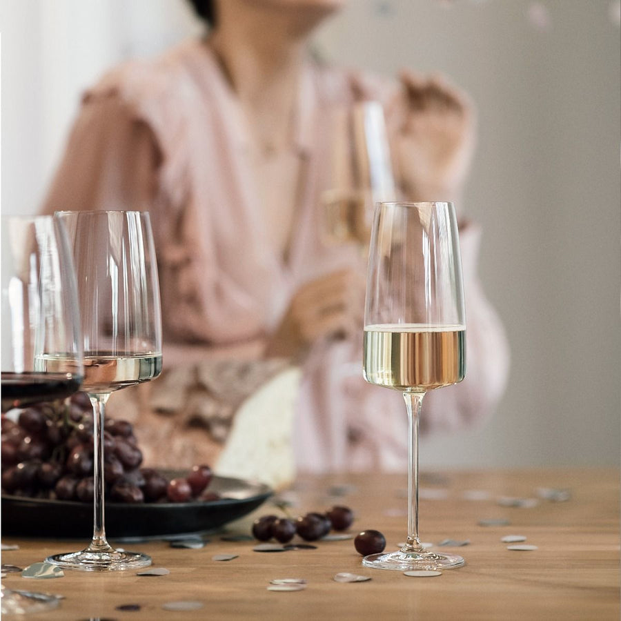 Zwiesel Glas Vivid Senses Champagneglas Light & fresh 77 - 0.388 Ltr - Geschenkverpakking 2 glazen
