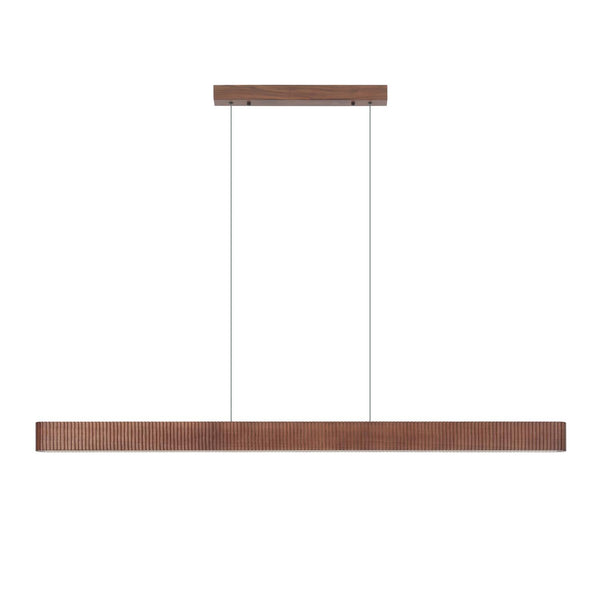 Lucide BANNISTER dimbare LED-hanglamp 30 W, 2200–3000 K, donkere houtlook