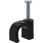 Ql kabelclip rond 8mm zwart (50)