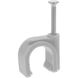 Ql kabelclip rond 14mm grijs (50)