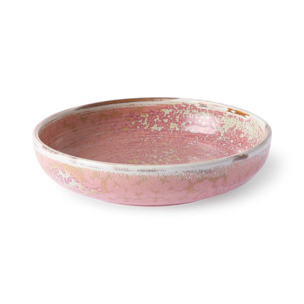 Chef ceramics: deep plate M, rustic pink