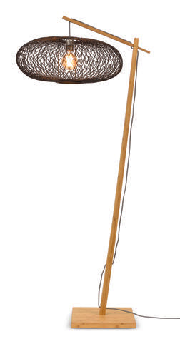 Vloerlamp Cango nat/kap naturel, S