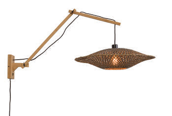 Wandlamp Bali nat/kap 6015, L