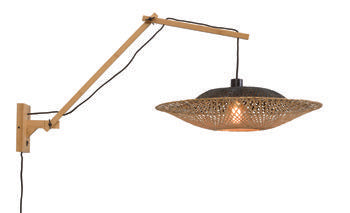 Wandlamp Kalimantan nat/horiz. 60cm, L