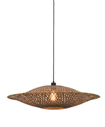 Hanglamp Bali 87cm zw./nat., L