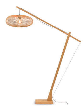 Vloerlamp Cango nat/kap naturel, L
