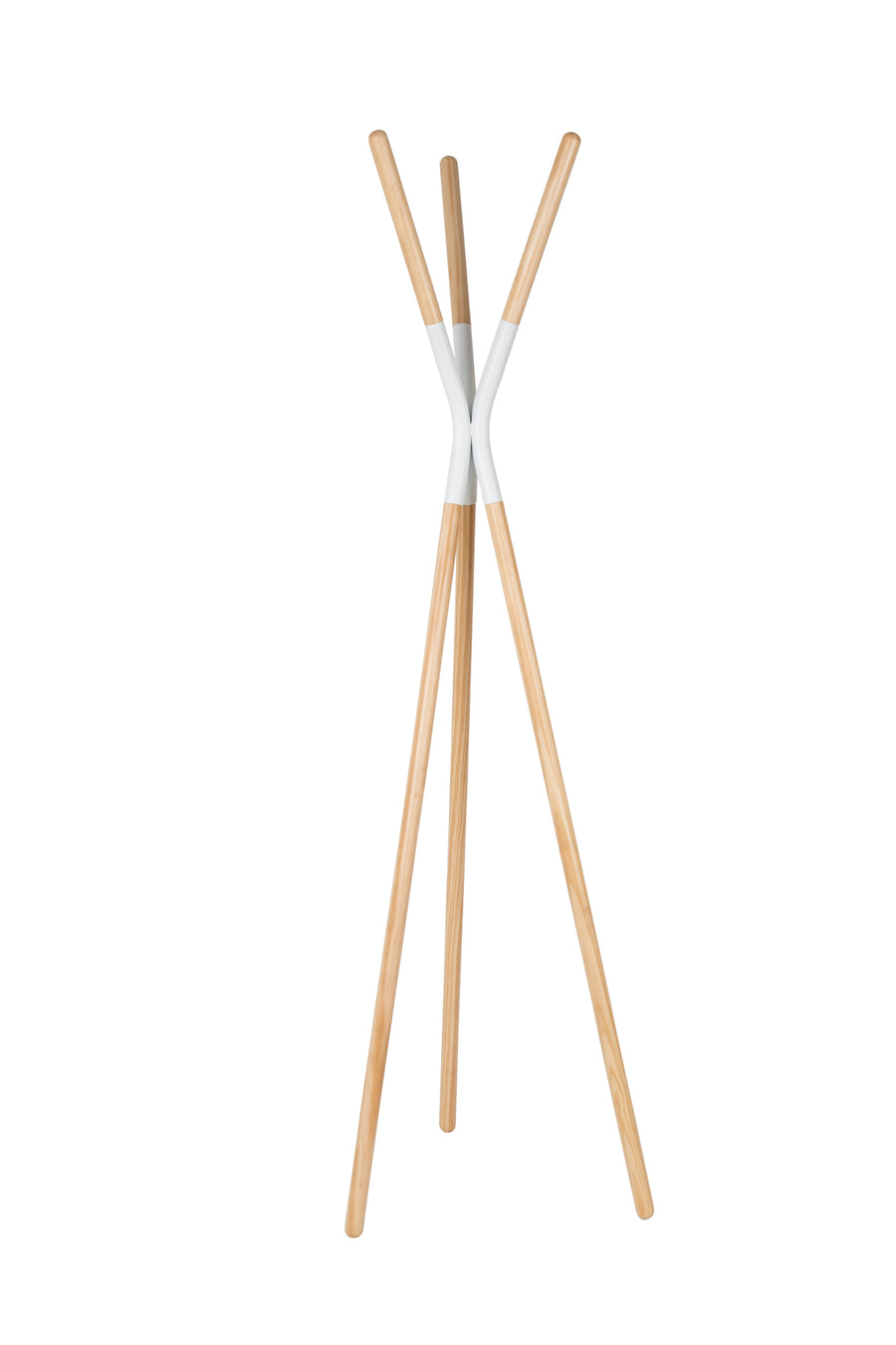 Pinnacle driepoot kapstok staand wit