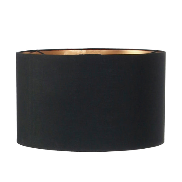 Tafellamp animaux 7202zw - unique lamp met een zwart met goud kleurige linnen kap