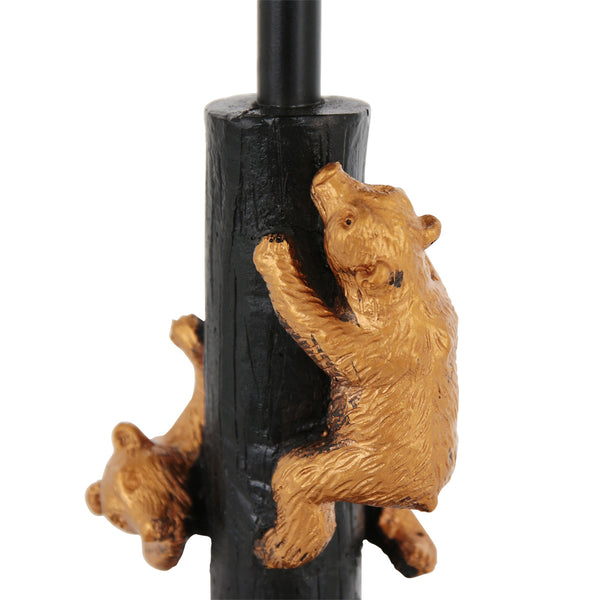 Tafellamp animaux 7203zw - elegant accent met zwart en goud