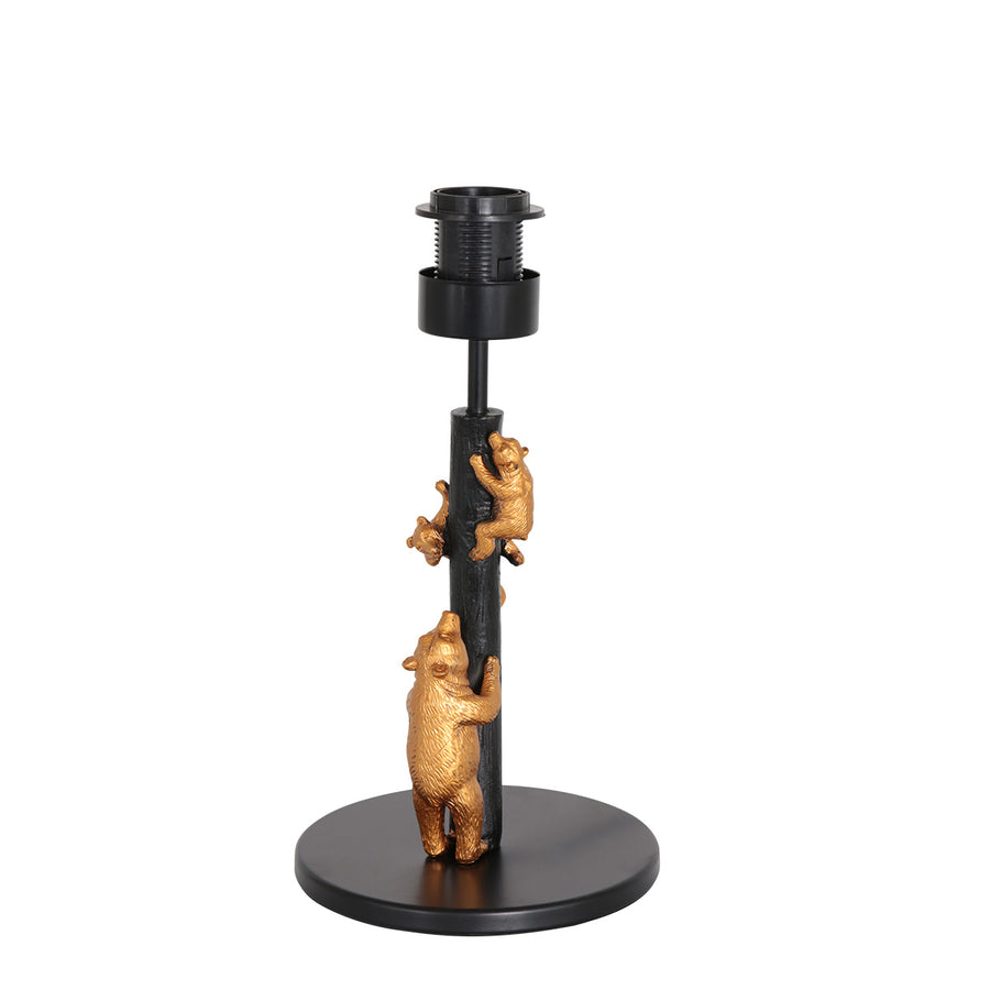 Tafellamp animaux 7203zw - elegant accent met zwart en goud