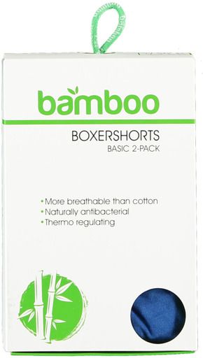 Apollo men bamboo basic boxershorts 2-pack