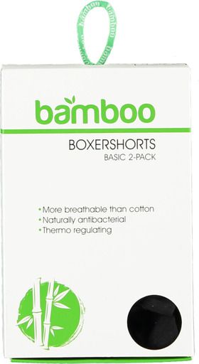 Apollo men bamboo basic boxershorts 2-pack