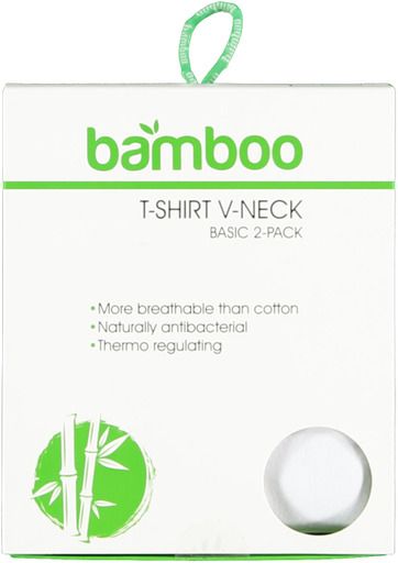 Basic bamboo t-shirt v-hals
