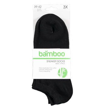 Apollo adults bamboo basic sneakersocks 3-pack