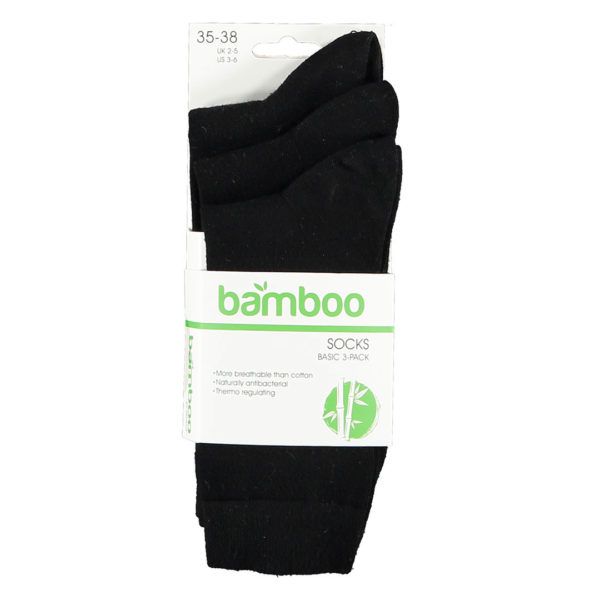 Apollo adults bamboo basic socks 3-pack