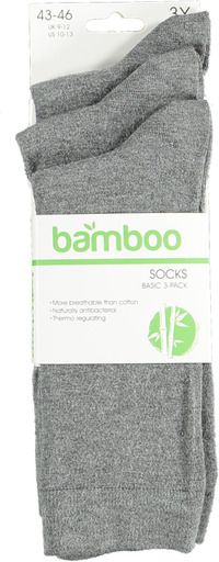 Apollo adults bamboo basic socks 3-pack