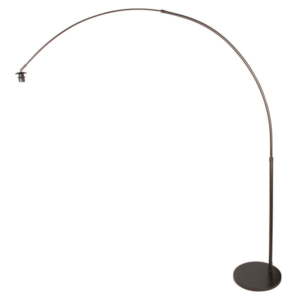 Cacao kleurige vloerlamp / booglamp sparkled light 7268ca zonder kap