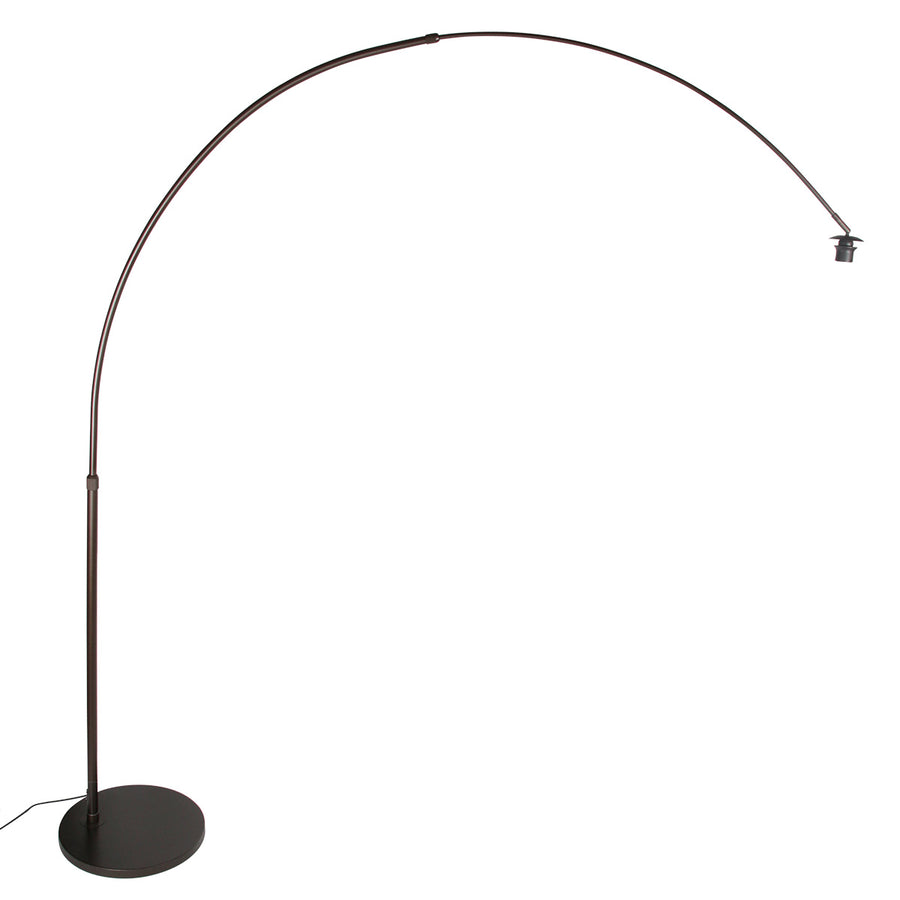 Cacao kleurige vloerlamp / booglamp sparkled light 7268ca zonder kap