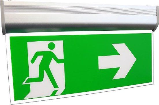 Noodverlichting wand/plafond 3 pictogrammen