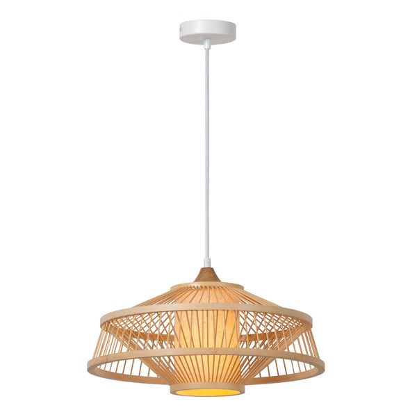 Lucide GAETANO hanglamp Ø 40 cm, E27, naturel