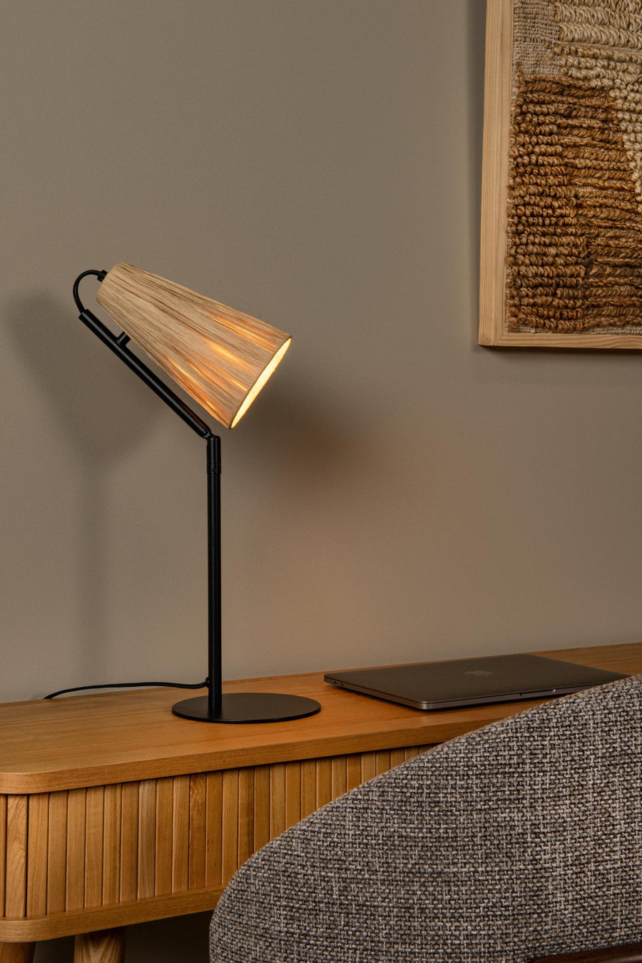 Lucide BENSEN tafellamp E14, naturel