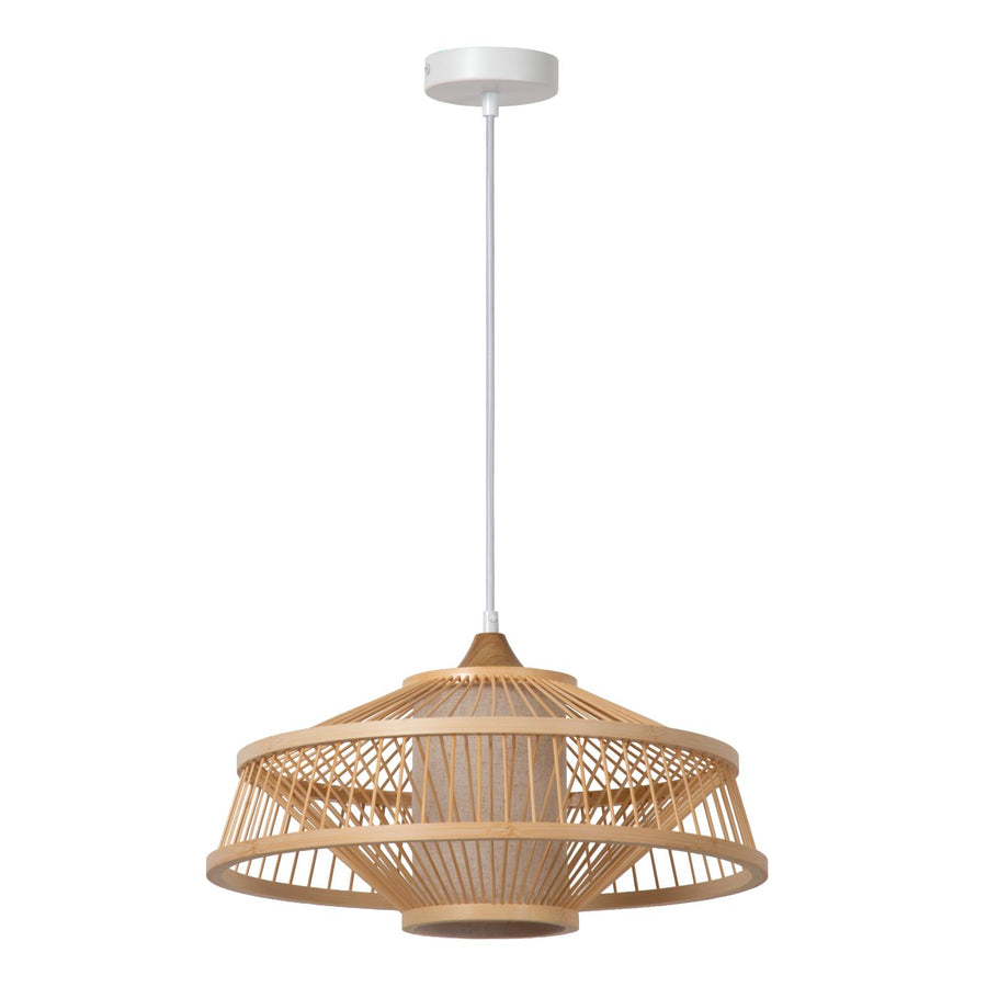 Lucide GAETANO hanglamp Ø 40 cm, E27, naturel