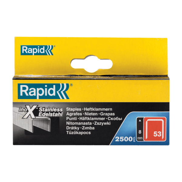 Rapid nieten 53/8mm rvs 2.5m