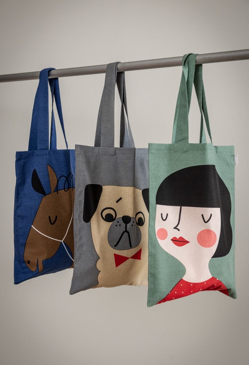 Tote bag kompiskasse kerstin