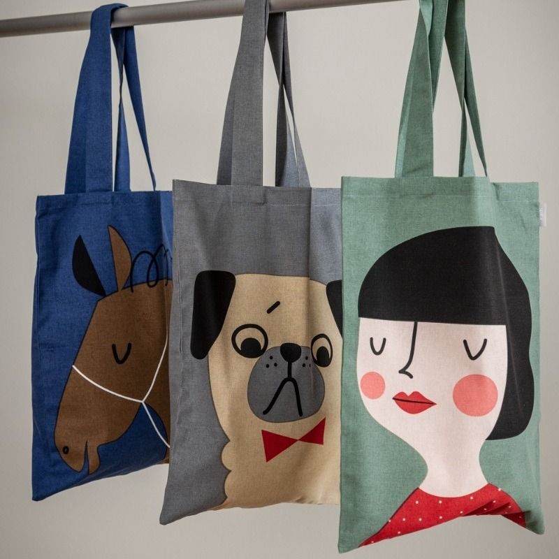 Tote bag kompiskasse kerstin