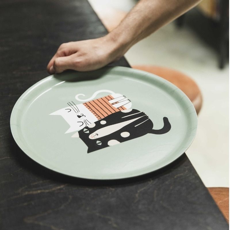 Tray kompisbricka kattkarlek