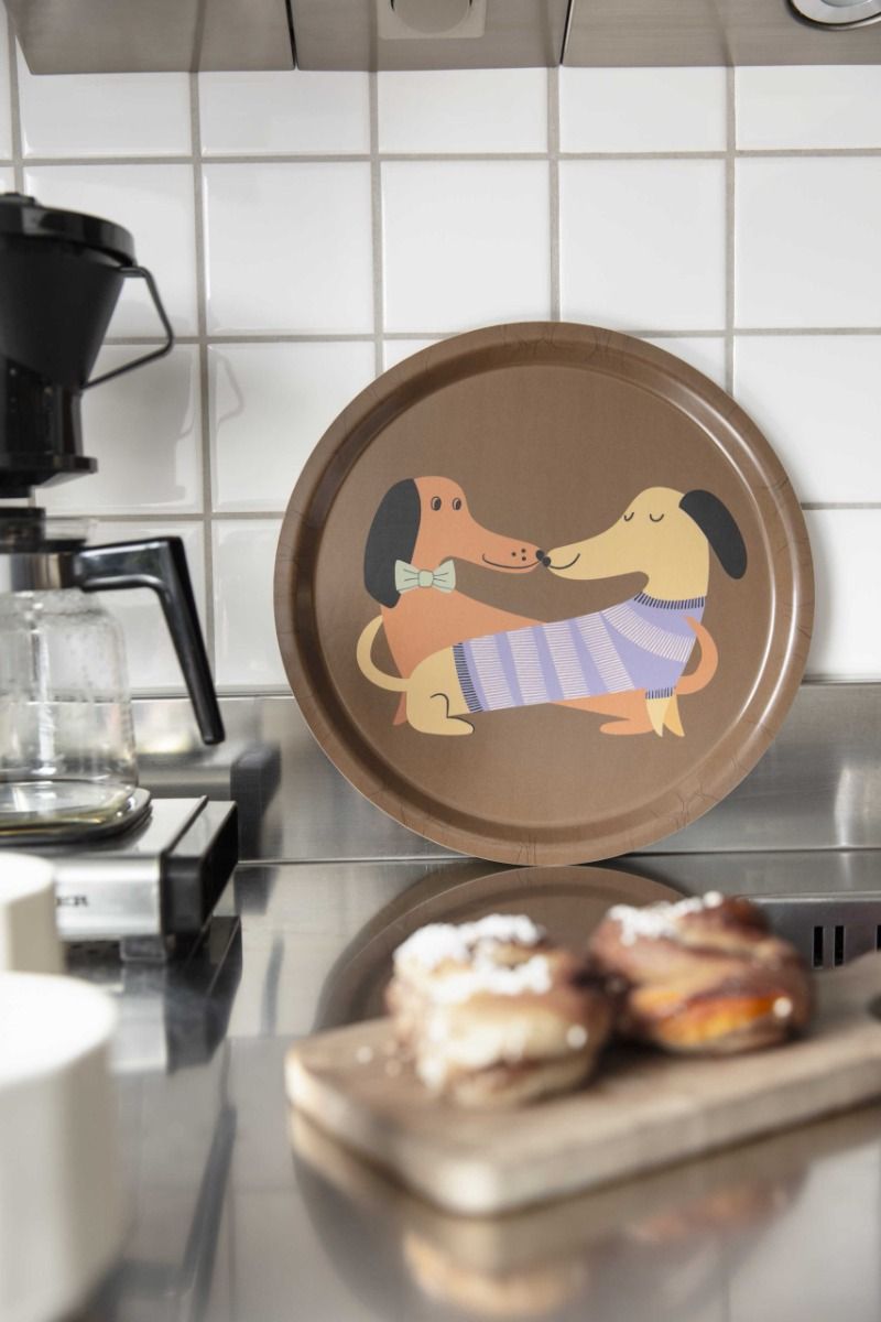 Tray kompisbricka hundkarlek