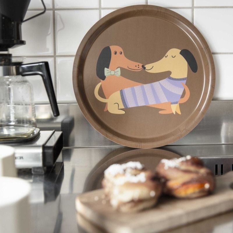 Tray kompisbricka hundkarlek