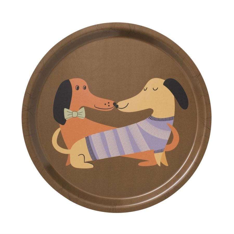 Tray kompisbricka hundkarlek