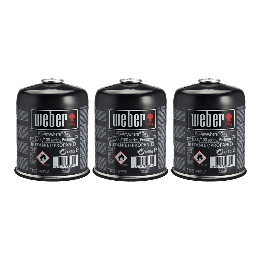 Gasbusjes (set van 3)