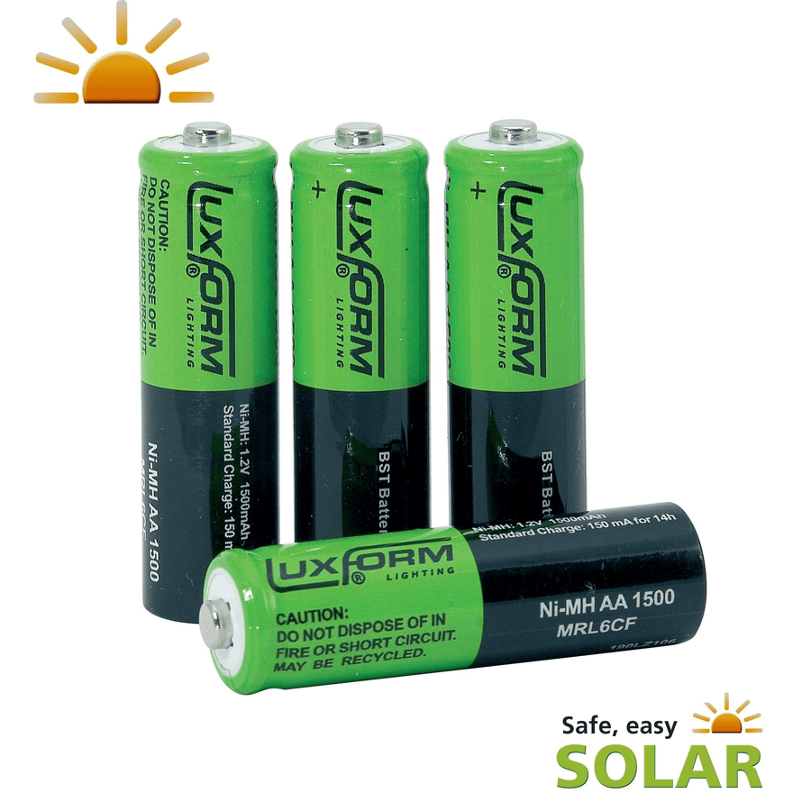 Solar Batterij 4x AA Ni-MH 1,2V