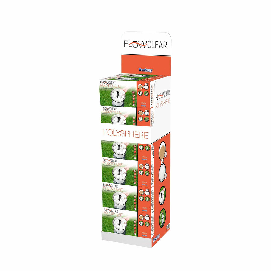 Flowclear polysphere display 12 stuks