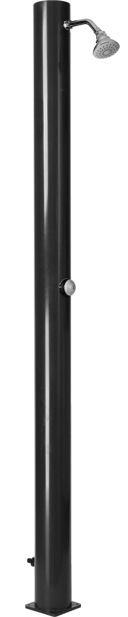 Blue bay douche solar recht zwart 20 ltr