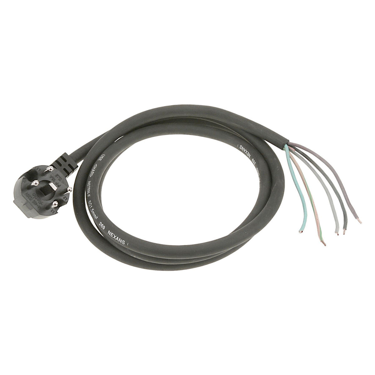 Perilex stekker haaks/h07rn-f 5x1.5mm 2m