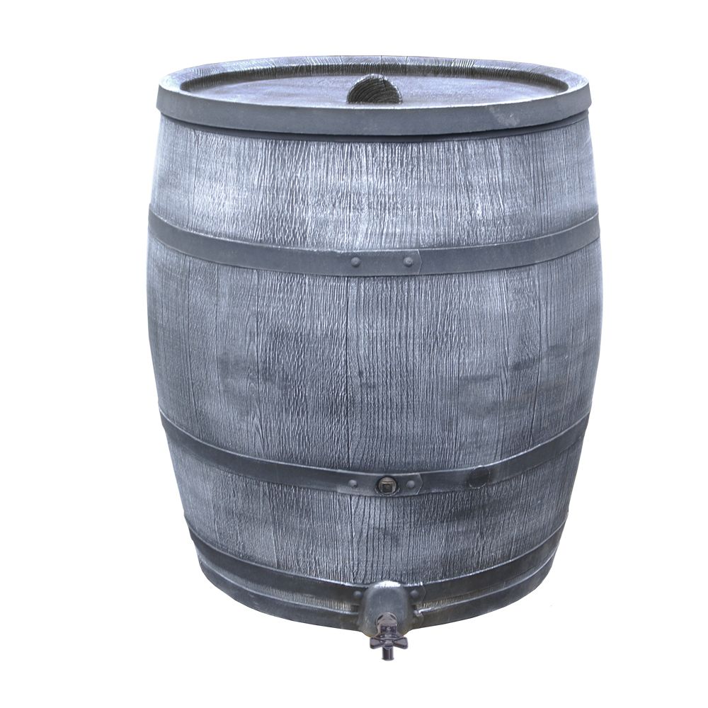 Roto regenton 350 liter ø 80 x h.107 cm grijs
