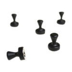 Pionmagneet zwart (set van 5)