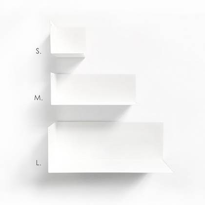 Metal magnetic shelf Large