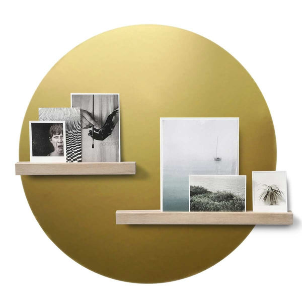 Magnetic sticker gold