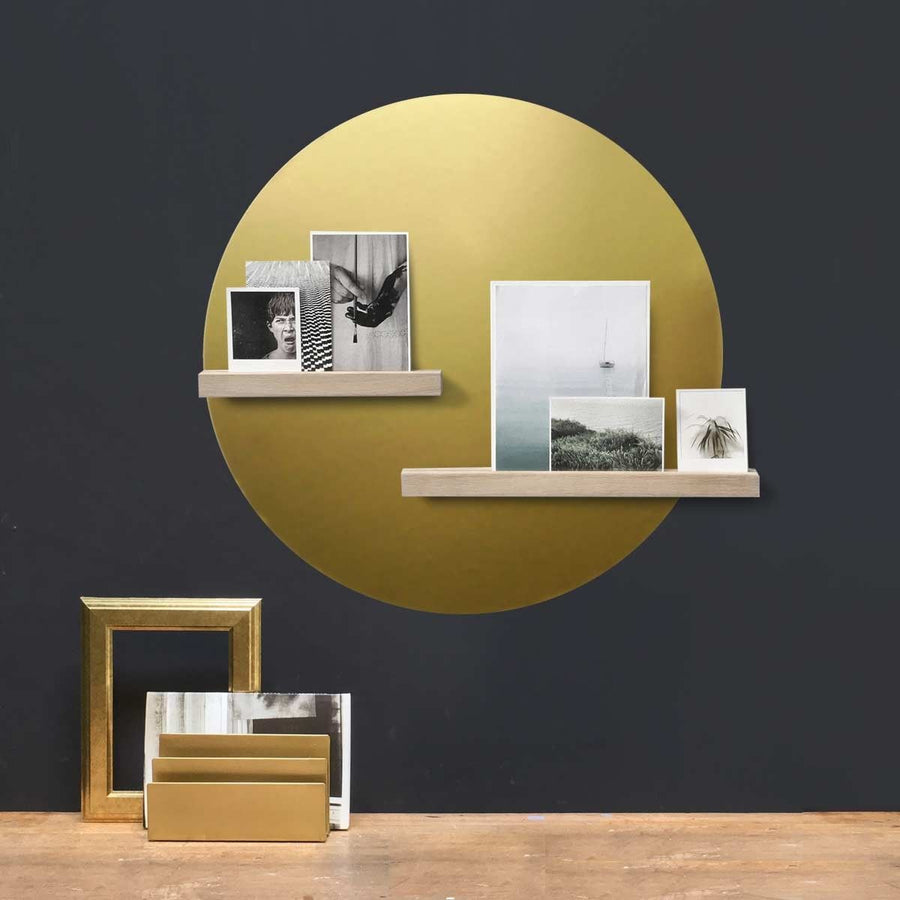 Magnetic sticker gold