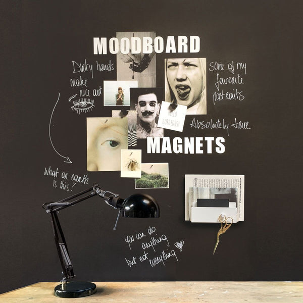 Magnetic magazine holder - white